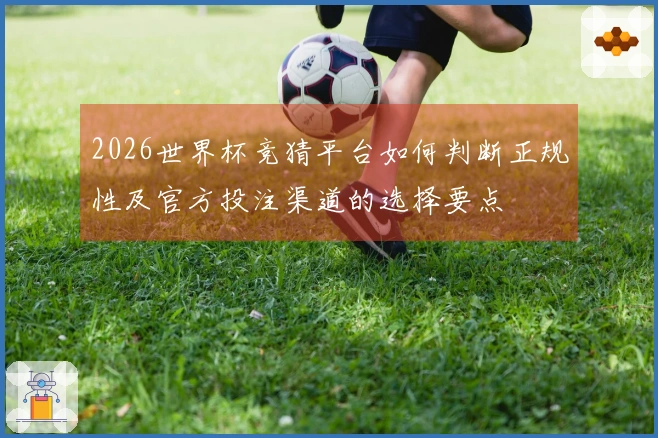 2026世界杯竞猜平台如何判断正规性及官方投注渠道的选择要点